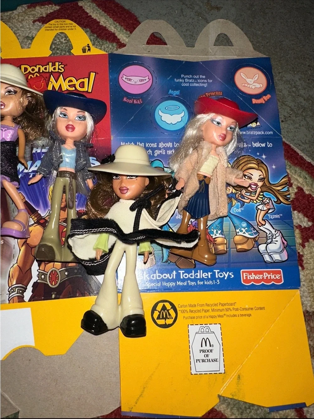 2003 McDonald’s Happy Meal Bratz Dolls Lot